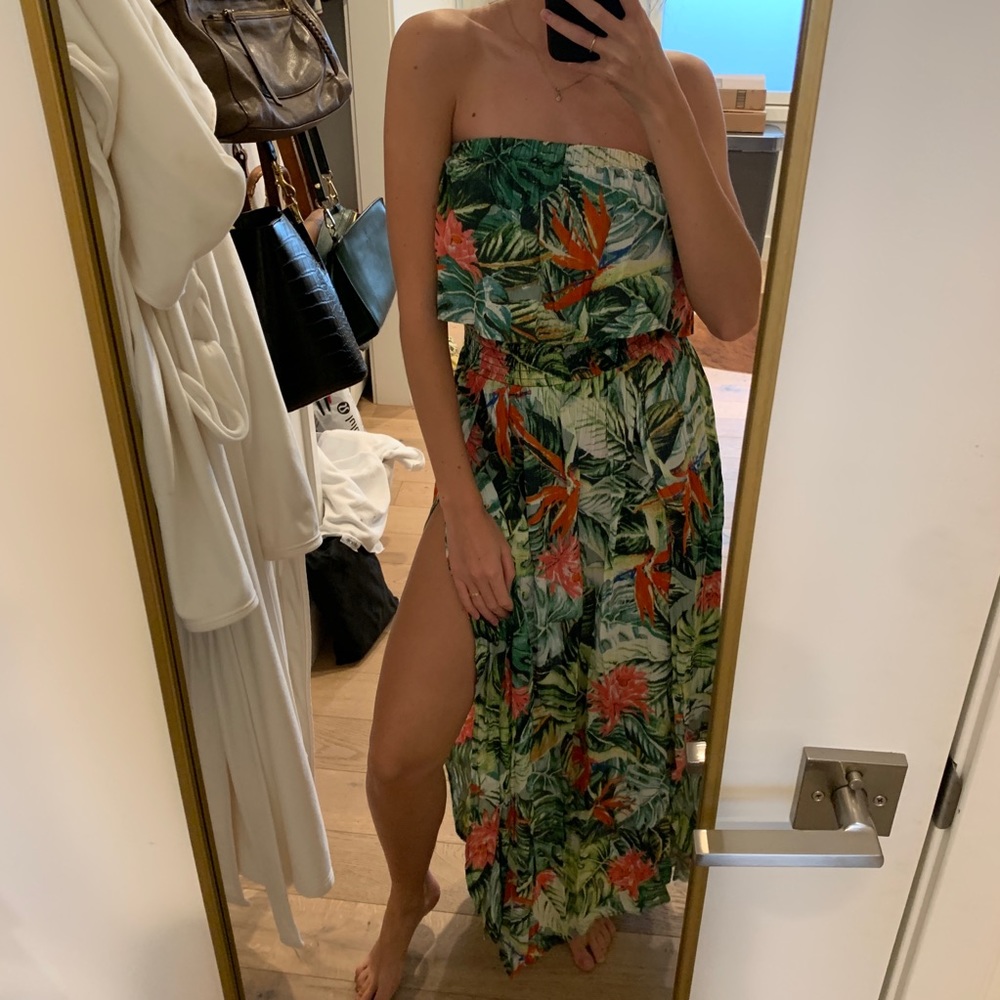 Ripcurl strapless maxi dress